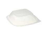 500/750ml Domed PP Lids for Microwaveable Square Tray