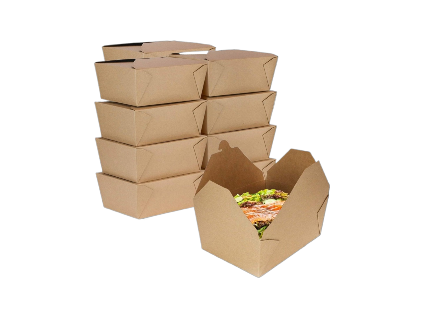 Deli Box Defect No1 26Oz Kraft Leak Proof Deli Box – Desa Pack Limited