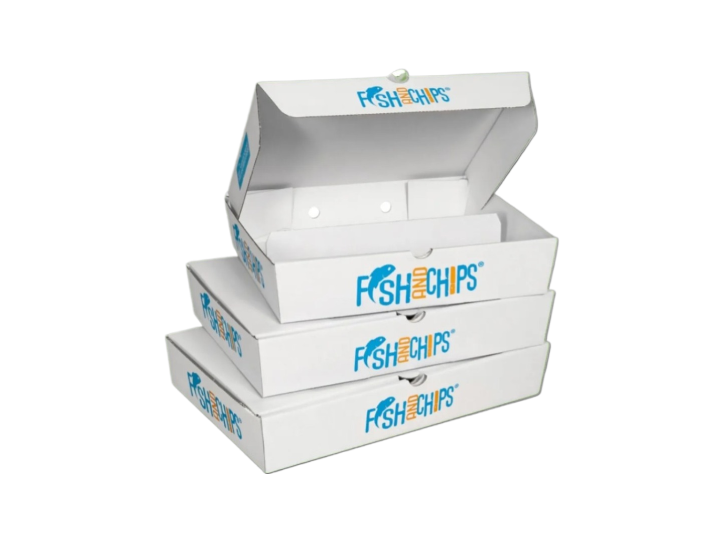 Fish & Chips Boxes - Pack of 100